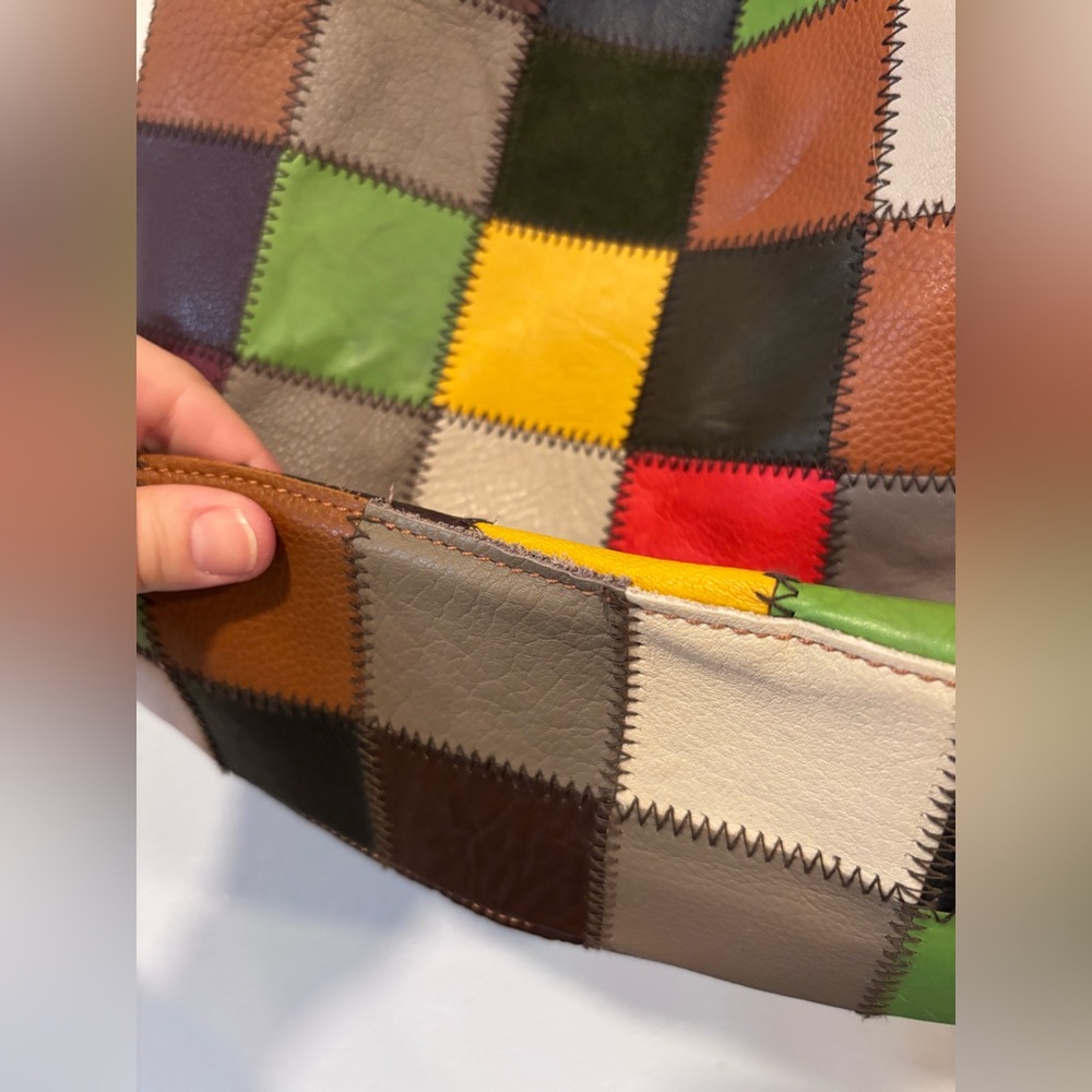 Patchwork Multicolor Tote Bag - image 2
